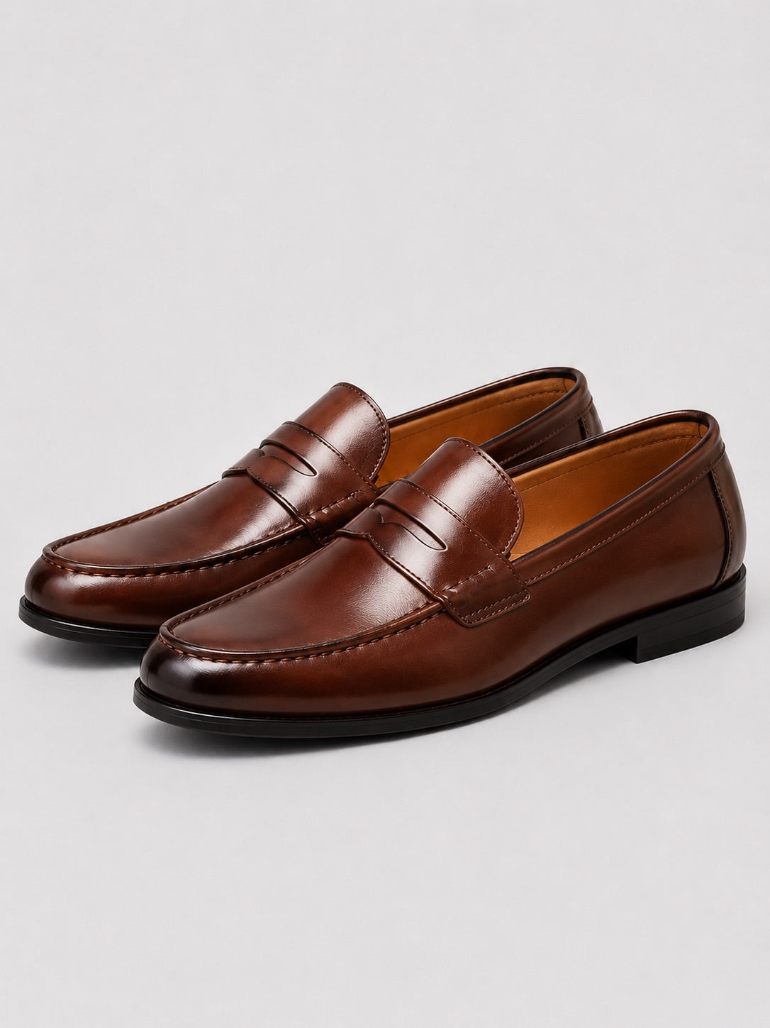 Men’s Genuine Leather Loafers Slip-On Dress Shoes Classic Business Casual Formal Shoes for Office, Party and Wedding Wear