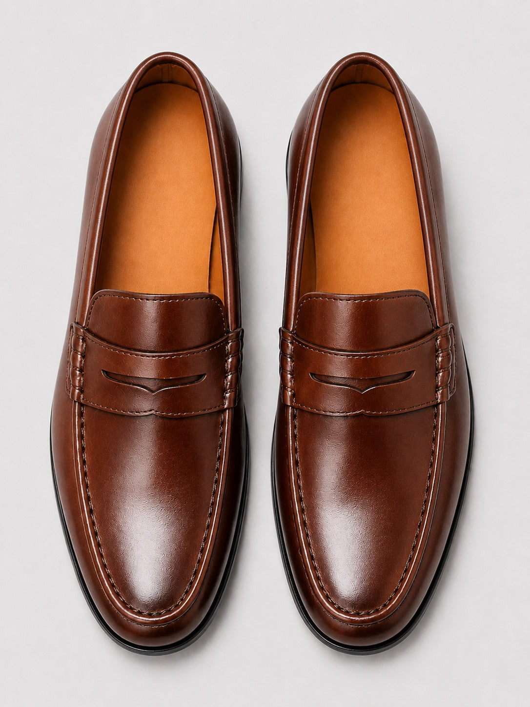 Men’s Genuine Leather Loafers Slip-On Dress Shoes Classic Business Casual Formal Shoes for Office, Party and Wedding Wear