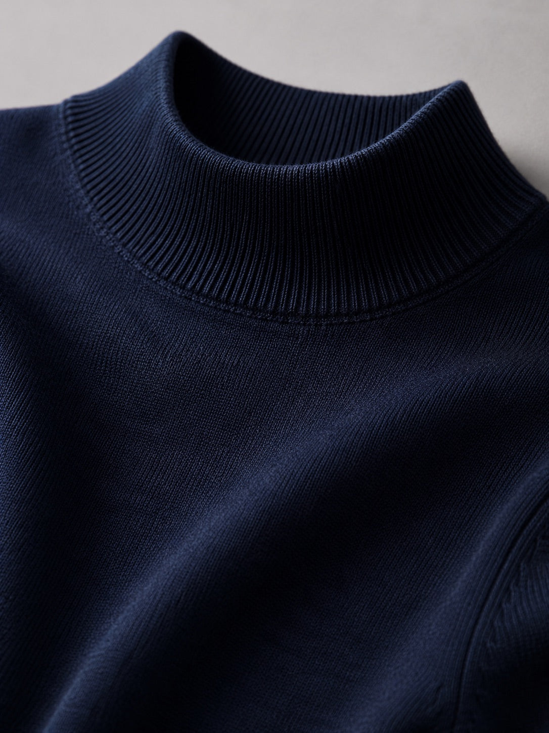 Men’s Mock Neck Jumper Slim Fit Knit Pullover Warm Winter Top for Casual and Everyday Wear
