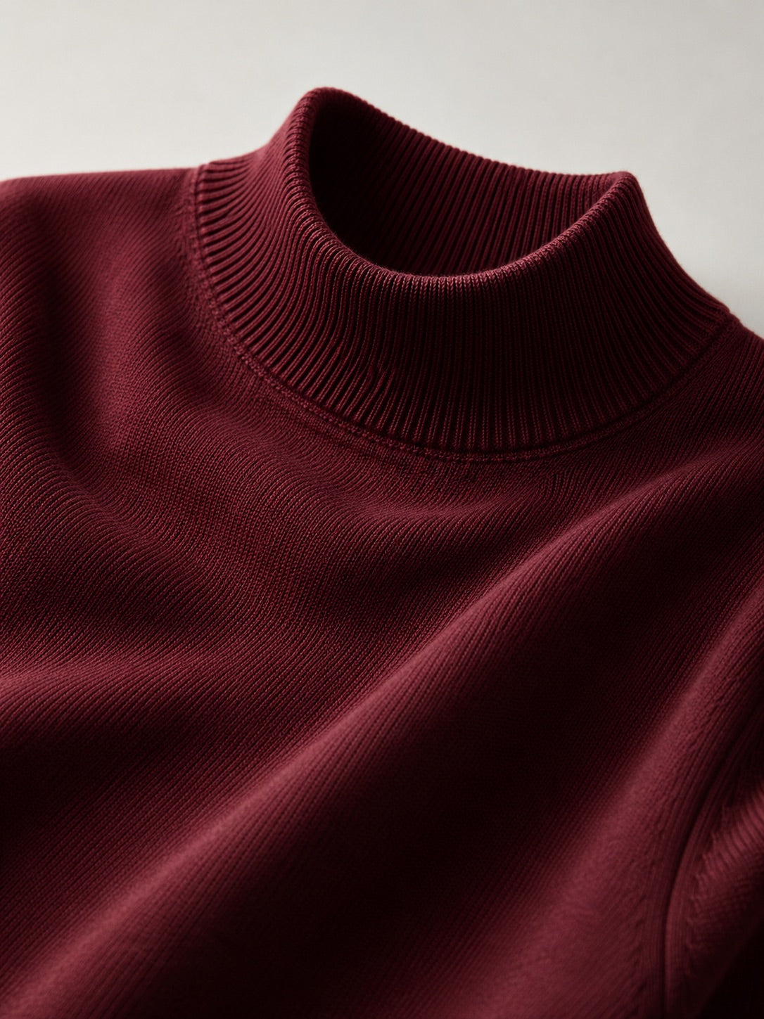 Men’s Mock Neck Jumper Slim Fit Knit Pullover Warm Winter Top for Casual and Everyday Wear
