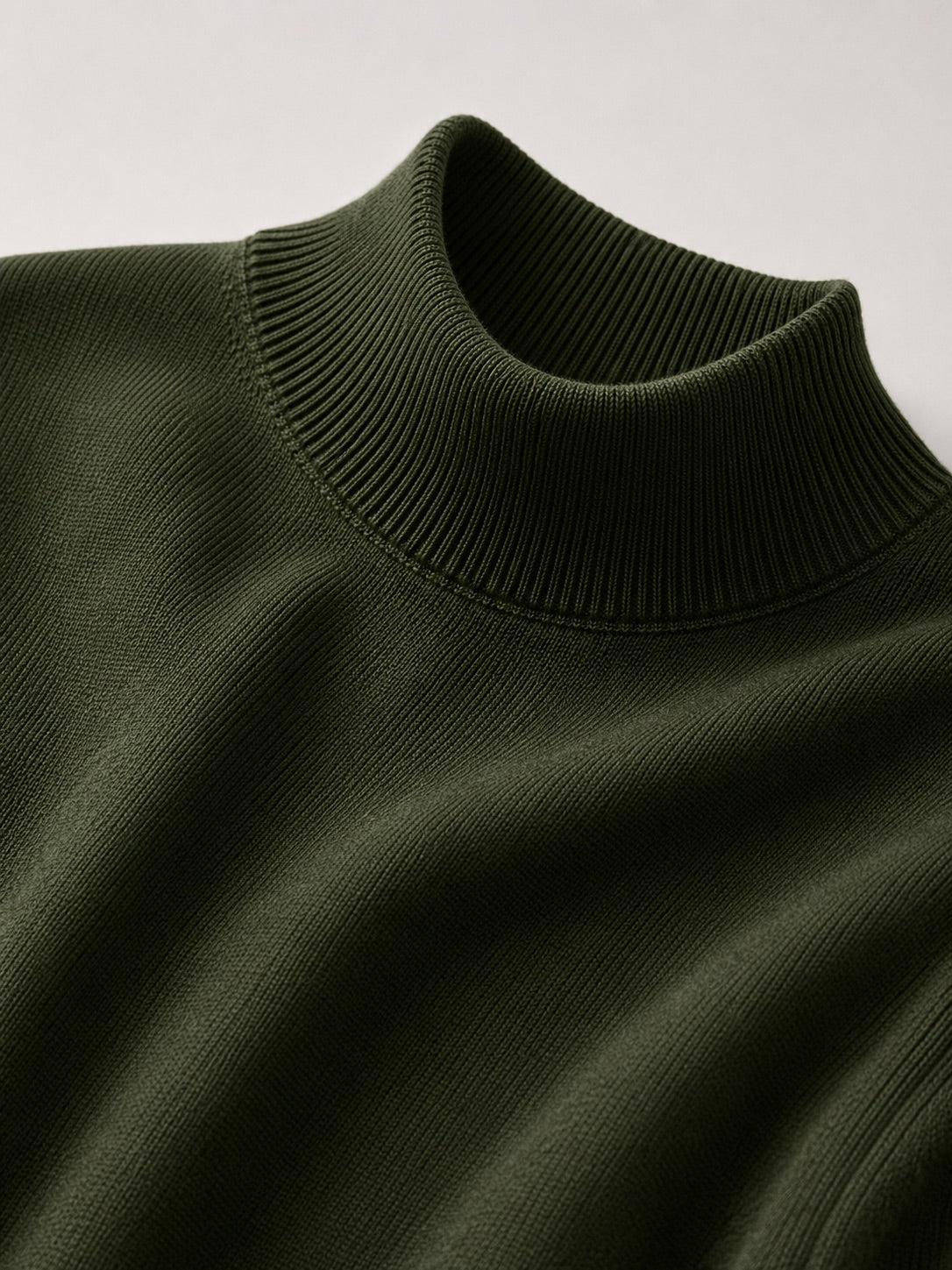 Men’s Mock Neck Jumper Slim Fit Knit Pullover Warm Winter Top for Casual and Everyday Wear