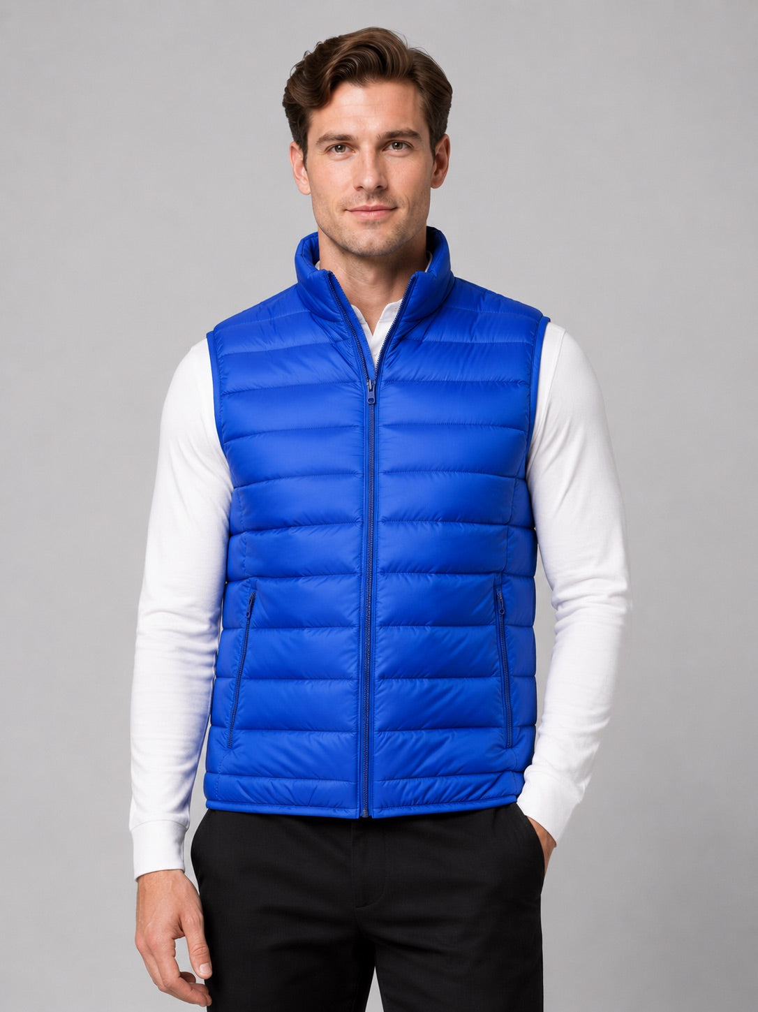 Men’s Down Gilet Ultralight Sleeveless Lightweight Warm Winter Puffer Gilet for Travel and Everyday Wear