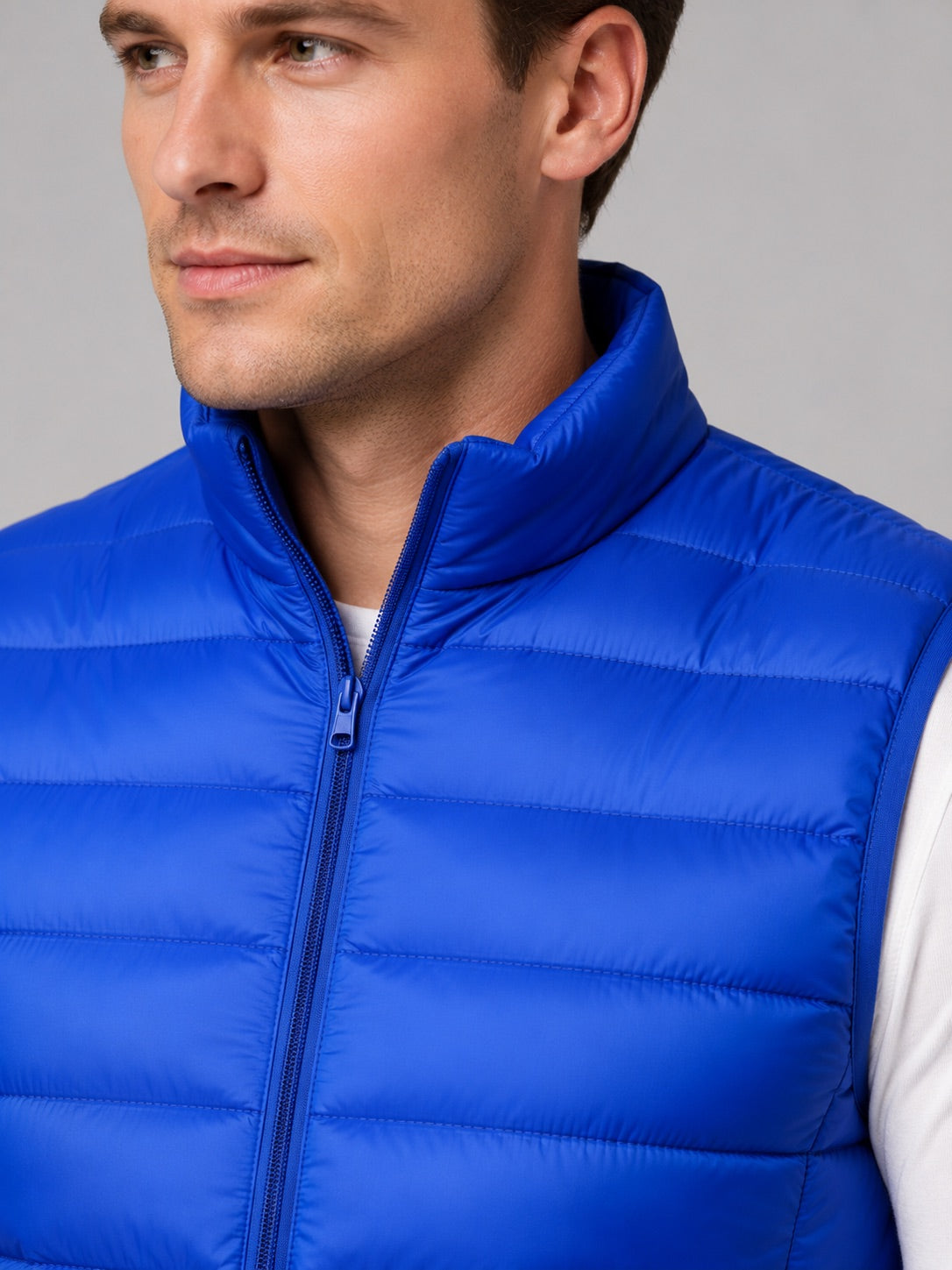Men’s Down Gilet Ultralight Sleeveless Lightweight Warm Winter Puffer Gilet for Travel and Everyday Wear
