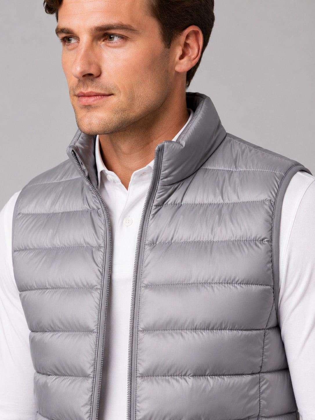Men’s Down Gilet Ultralight Sleeveless Lightweight Warm Winter Puffer Gilet for Travel and Everyday Wear