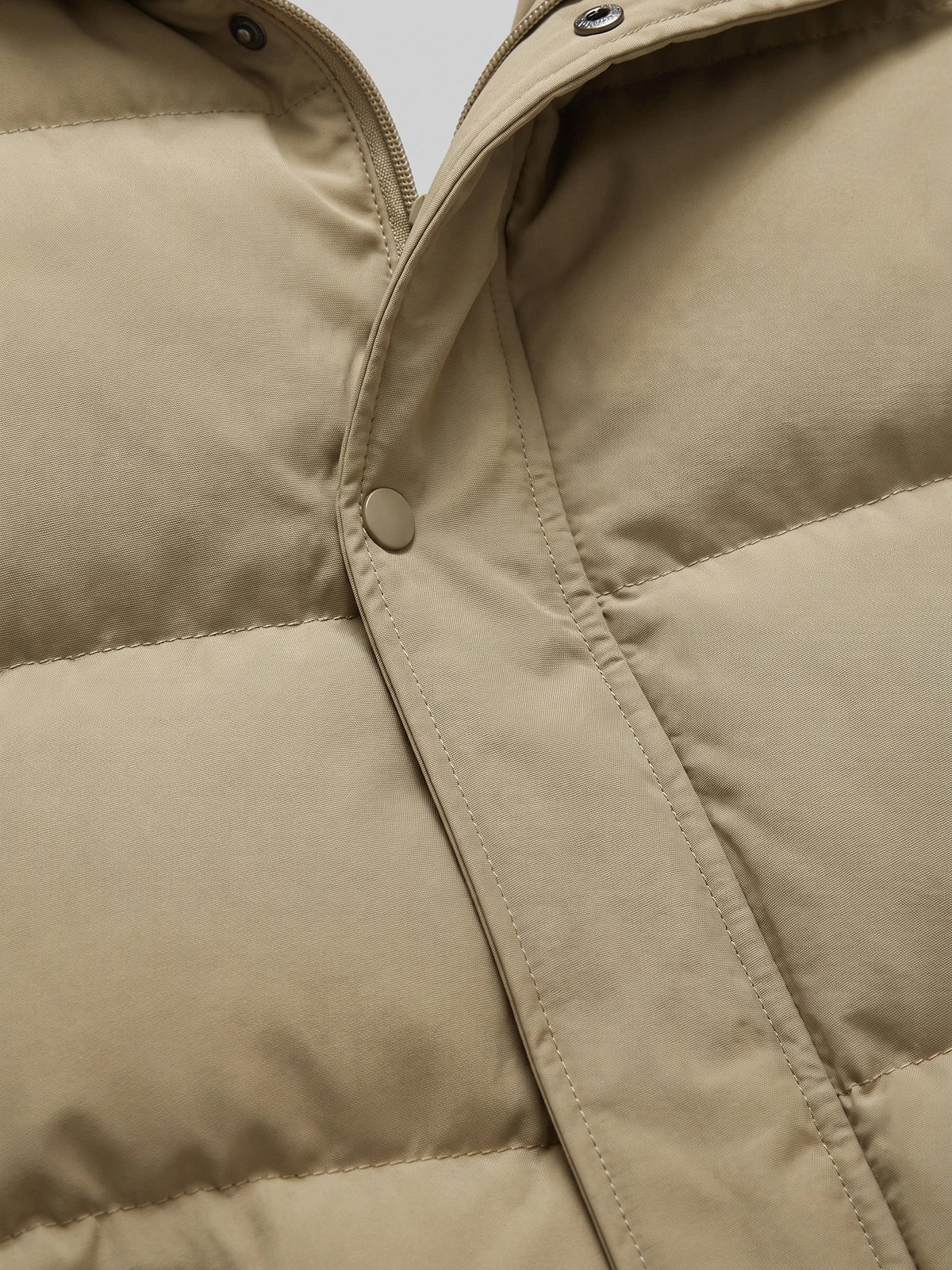 Men's Hooded Puffer Jacket, Water-Resistant Thermal Winter Coat