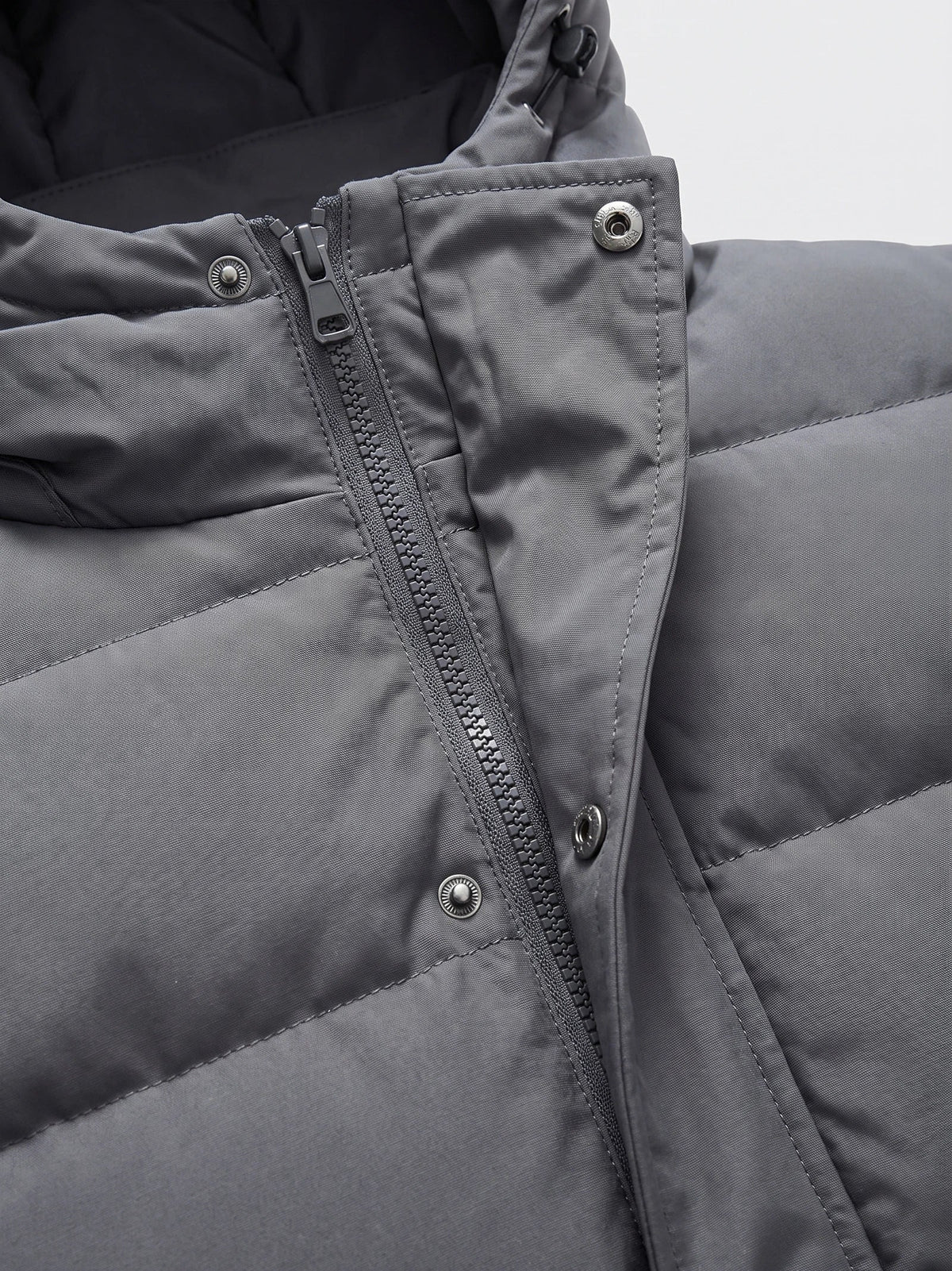 Men's Hooded Puffer Jacket, Water-Resistant Thermal Winter Coat