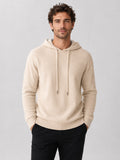 Men’s Wool Hoodie Jumper Knit Autumn Winter Pullover for Casual and Everyday Wear