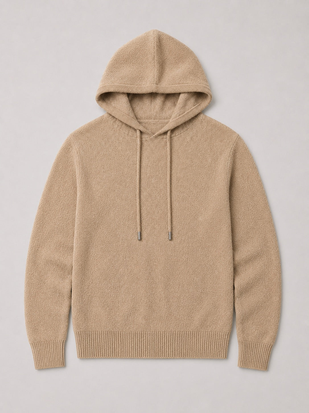 Men’s Wool Hoodie Jumper Knit Autumn Winter Pullover for Casual and Everyday Wear