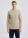 Men's Crewneck Jumper, Solid Colour Spring Outdoor Jogging Top
