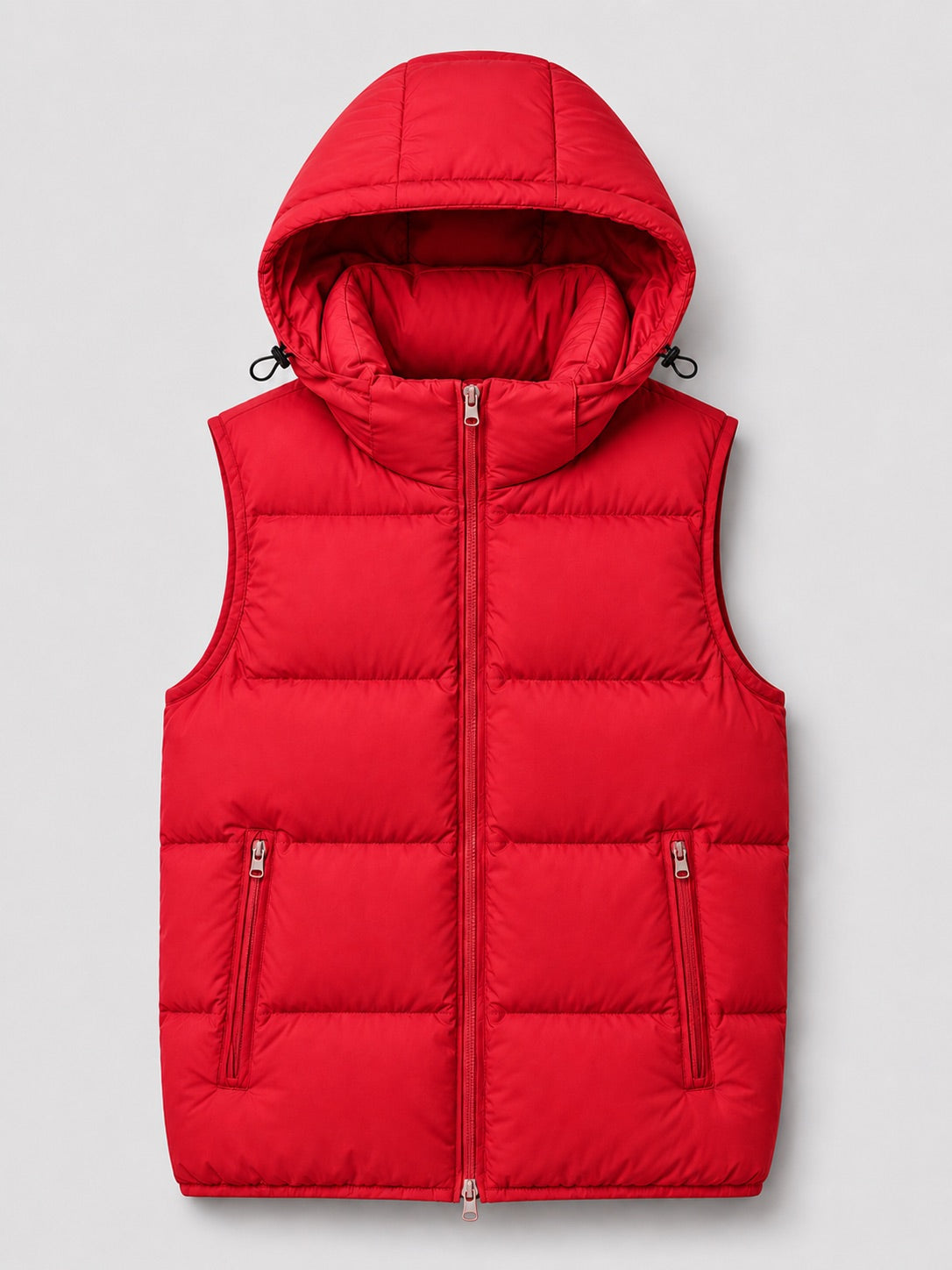 Men’s Hooded Puffer Gilet Thick Warm Autumn Winter Jacket for Casual and Outdoor Wear