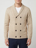 Men's Cardigan Jumper Double-Button Open Front Knit Autumn Winter Casual Wear