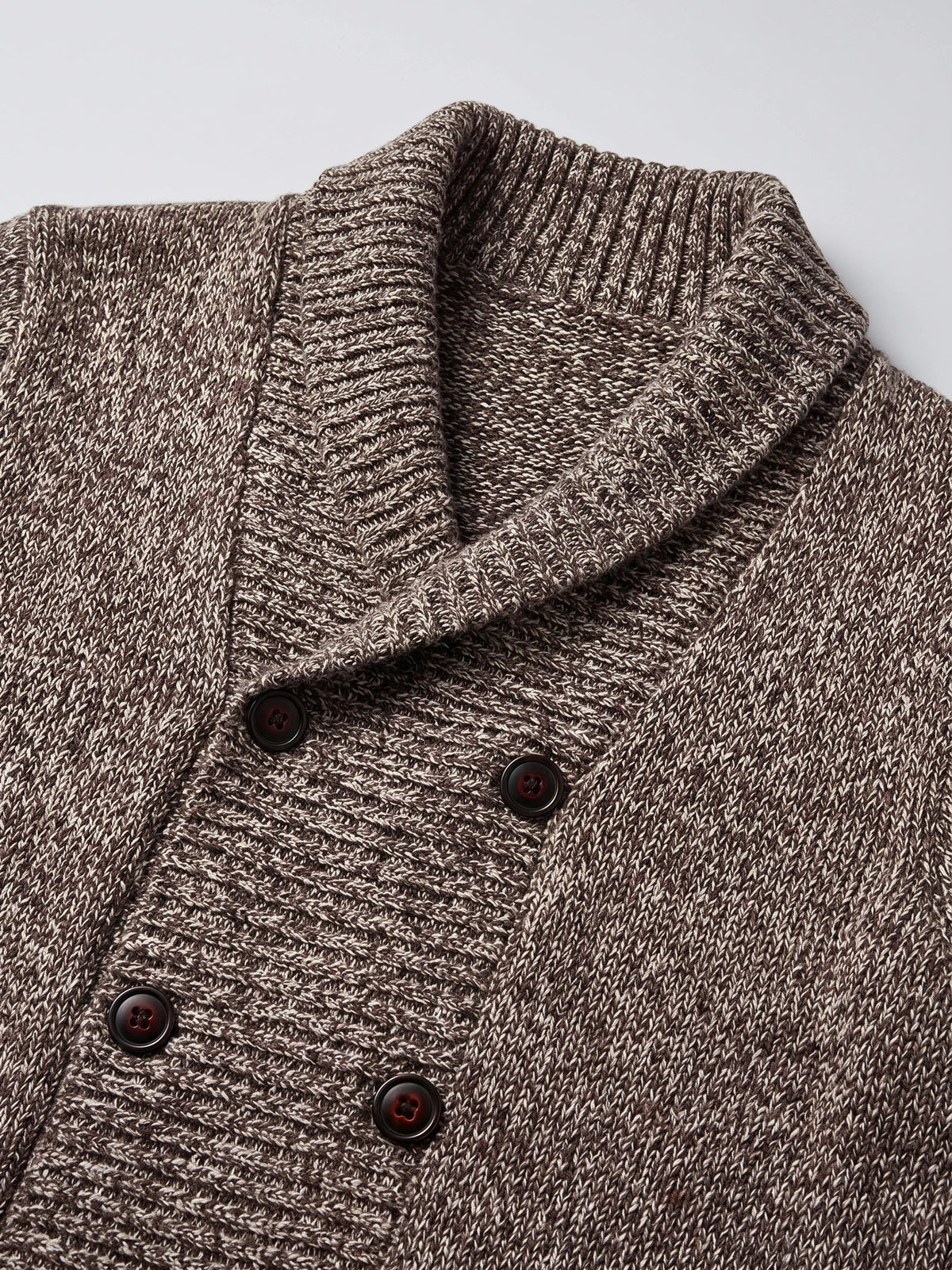 Men's Cardigan Jumper Double-Button Open Front Knit Autumn Winter Casual Wear