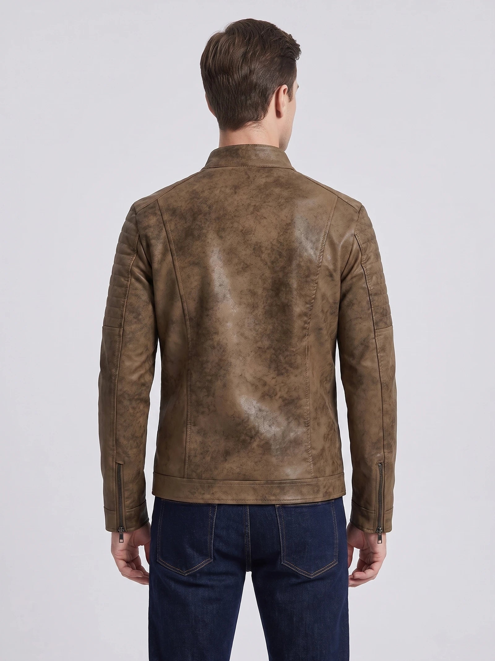 Men's Autumn Jacket, Casual Motorcycle Jacket for Streetwear