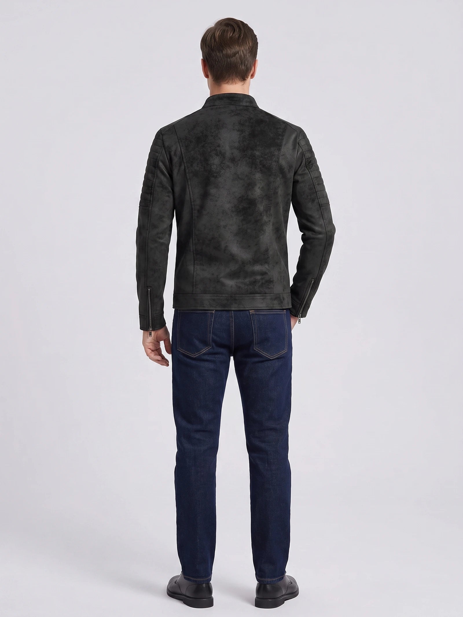 Men's Autumn Jacket, Casual Motorcycle Jacket for Streetwear