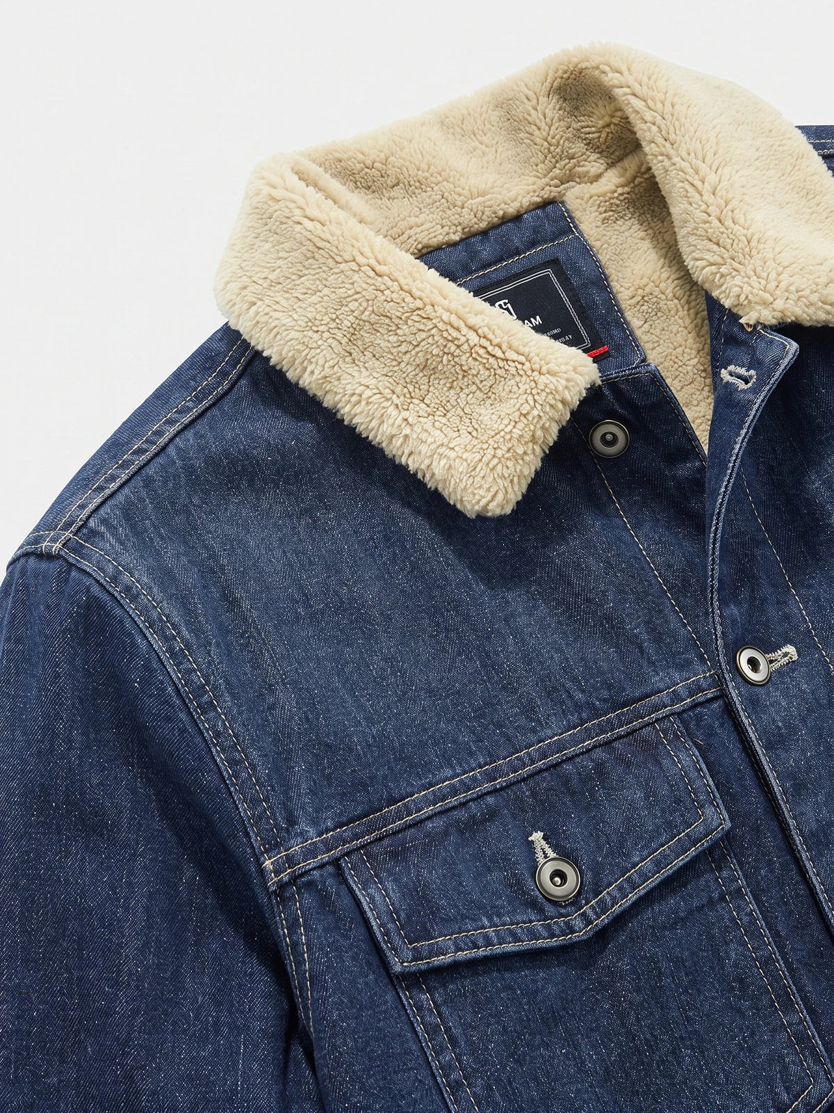 Men's Fleece Cargo Jacket with Multiple Pockets for Winter