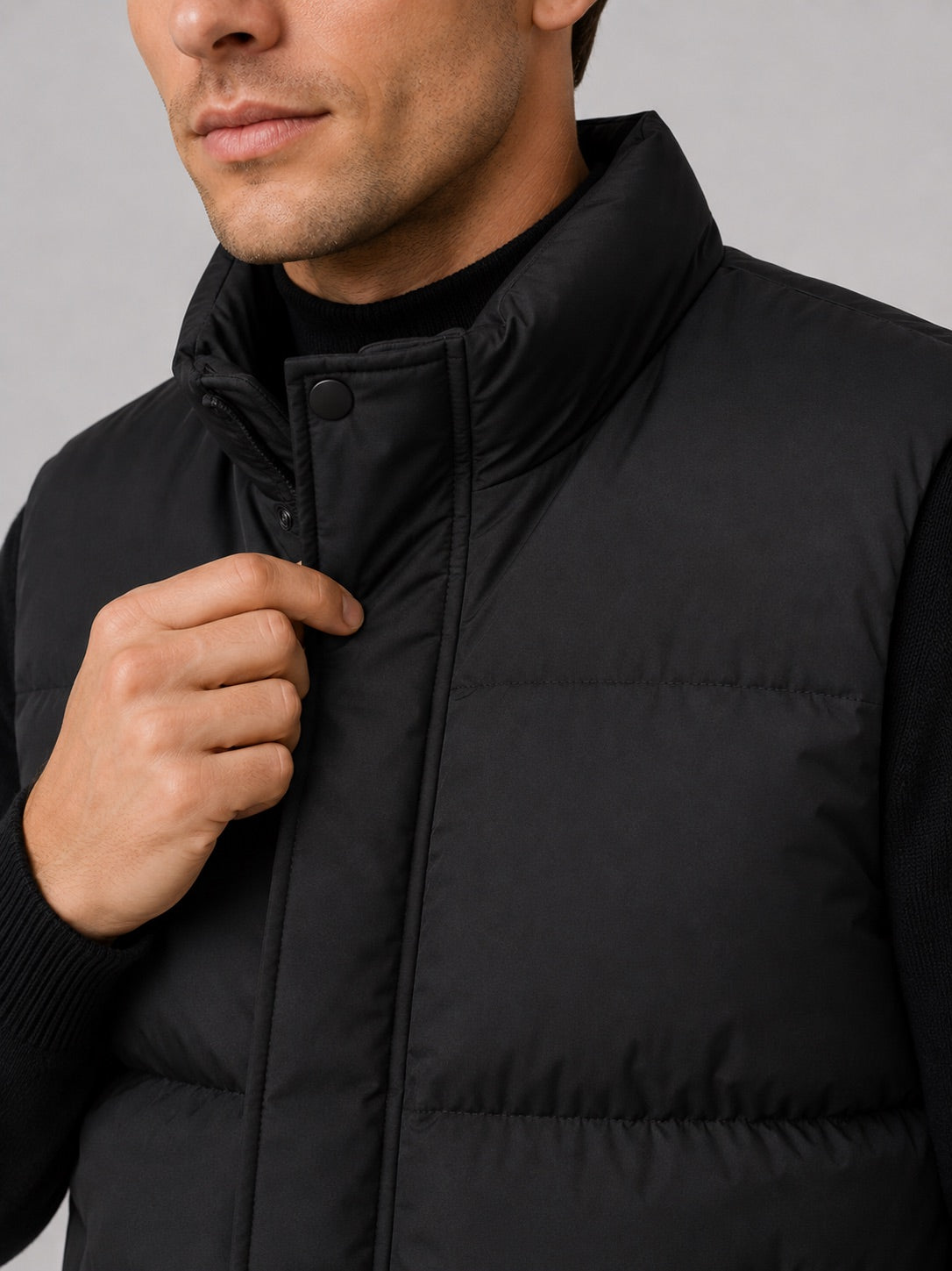 Men’s Puffer Gilet Thick Warm Autumn Winter Jacket for Casual and Outdoor Wear