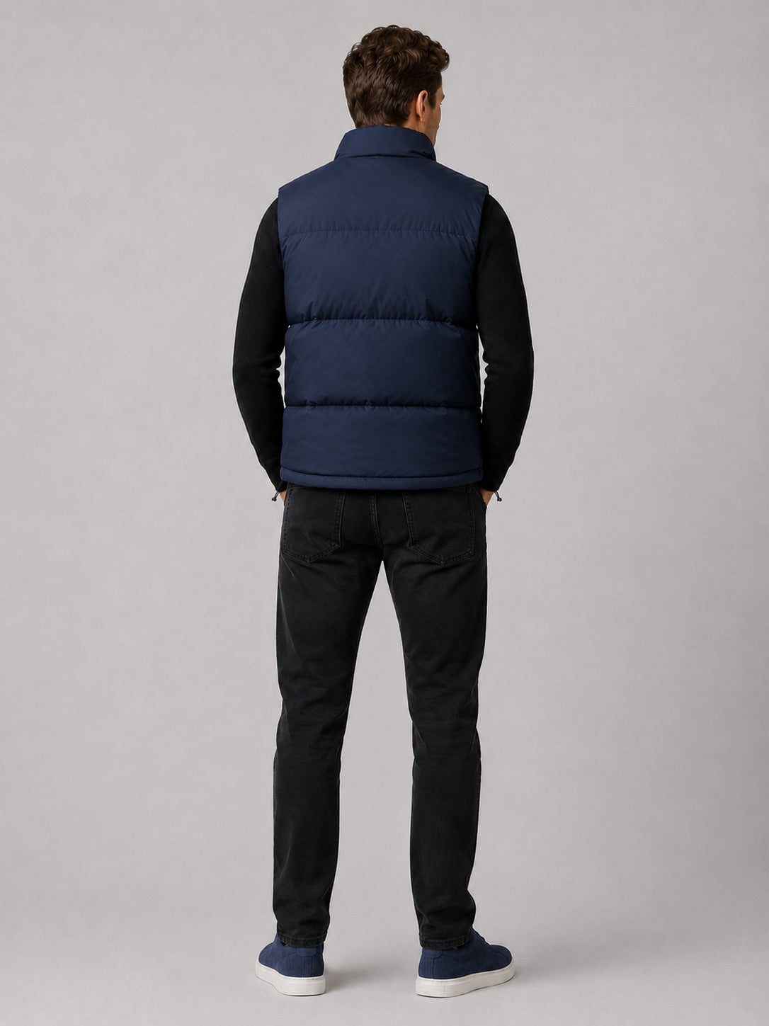 Men’s Puffer Gilet Thick Warm Autumn Winter Jacket for Casual and Outdoor Wear