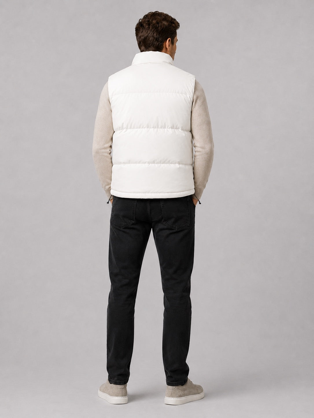 Men’s Puffer Gilet Thick Warm Autumn Winter Jacket for Casual and Outdoor Wear