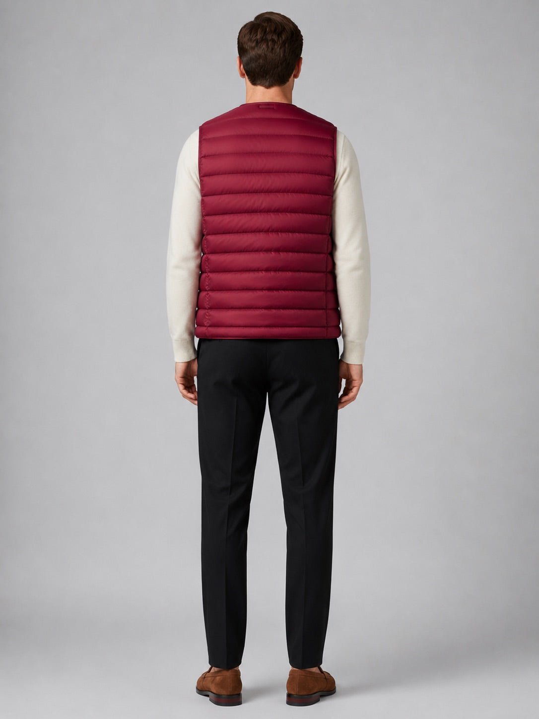 Men’s Down Gilet Windproof Waterproof Lightweight Warm Button Winter Puffer Gilet for Outdoor and Everyday Wear