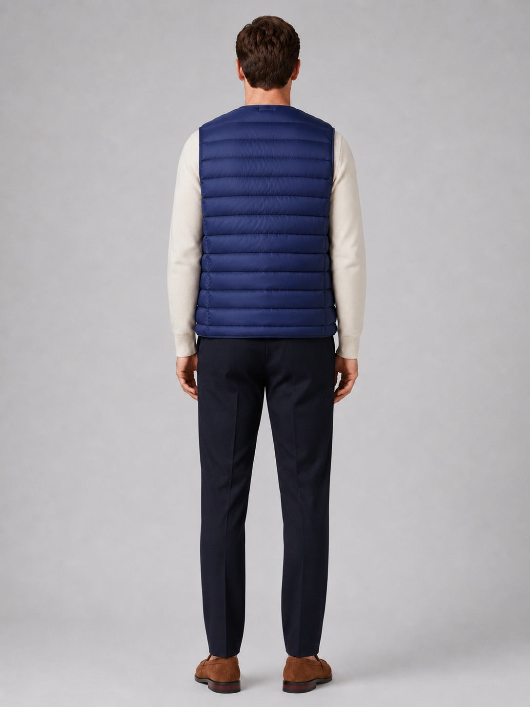Men’s Down Gilet Windproof Waterproof Lightweight Warm Button Winter Puffer Gilet for Outdoor and Everyday Wear
