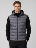 Men’s Hooded Down Gilet Ultralight Windproof Waterproof Winter Puffer Gilet for Outdoor and Everyday Wear