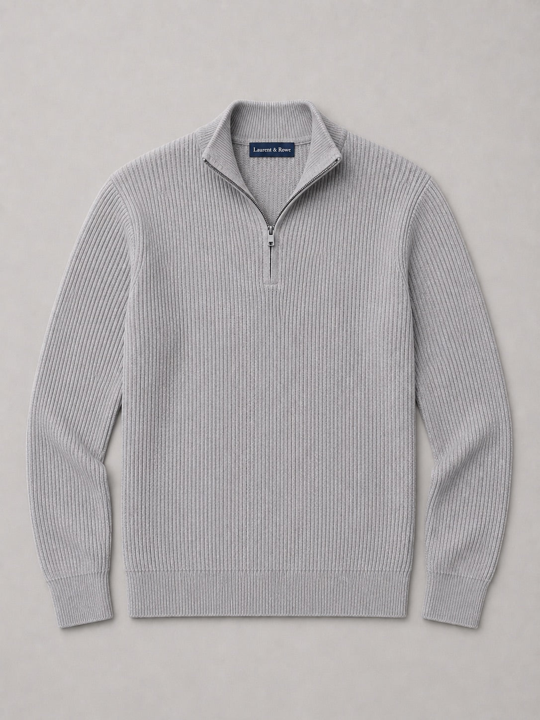 Men’s Quarter Zip Jumper Slim Fit Mock Neck Long Sleeve Warm Winter Pullover for Business Casual and Everyday Wear