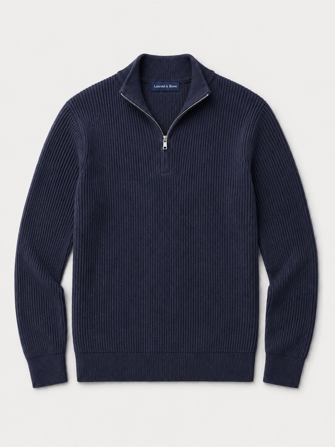 Men’s Quarter Zip Jumper Slim Fit Mock Neck Long Sleeve Warm Winter Pullover for Business Casual and Everyday Wear