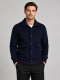 Men’s Chore Jacket Button-Up Windproof Pocket Casual Winter Autumn Jacket for Outdoor and Everyday Wear