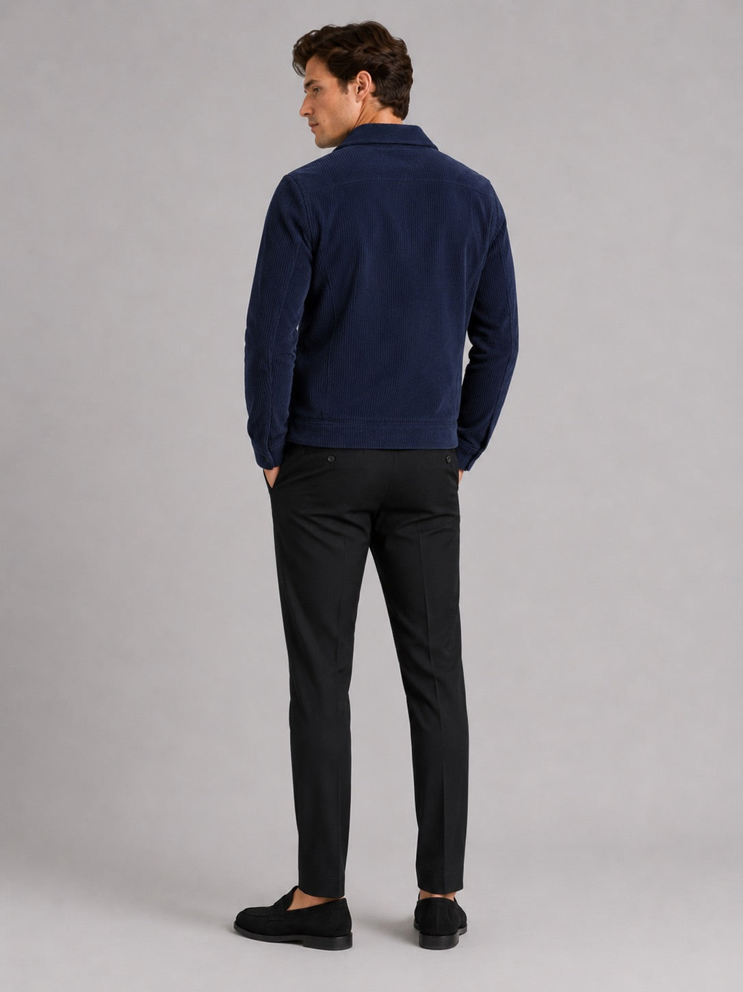 Men’s Corduroy Autumn Jacket Thick Warm Autumn Casual Jacket for Outdoor and Everyday Wear