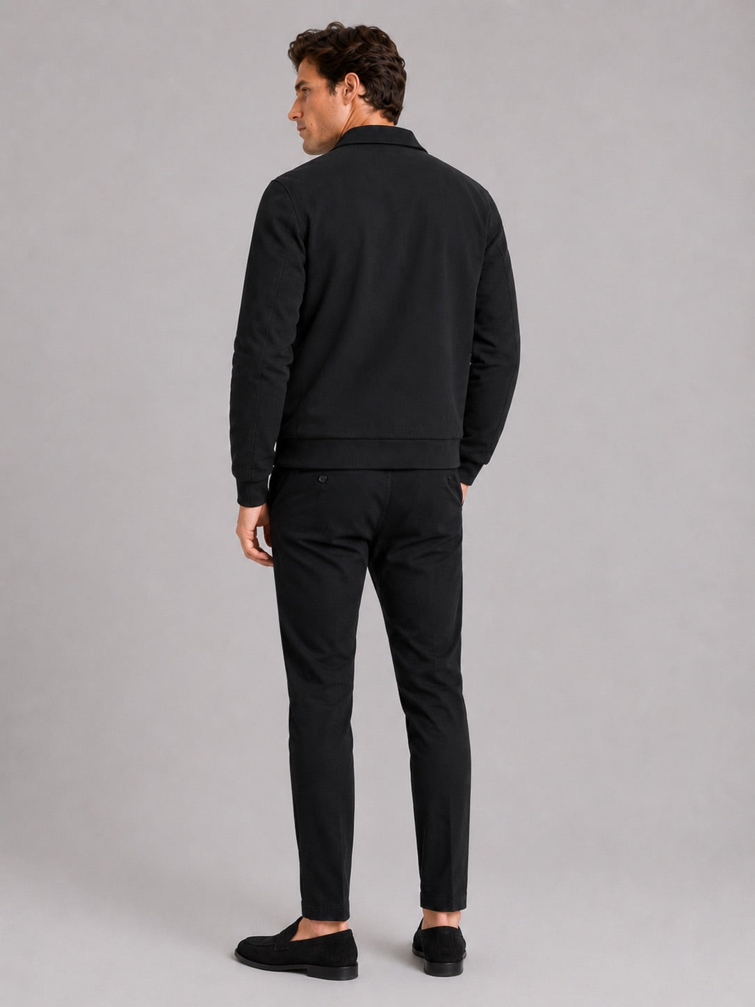Men’s Fleece Lined Autumn Jacket Turn-Down Collar Thick Warm Autumn Winter Coat For Business Casual and Everyday Wear