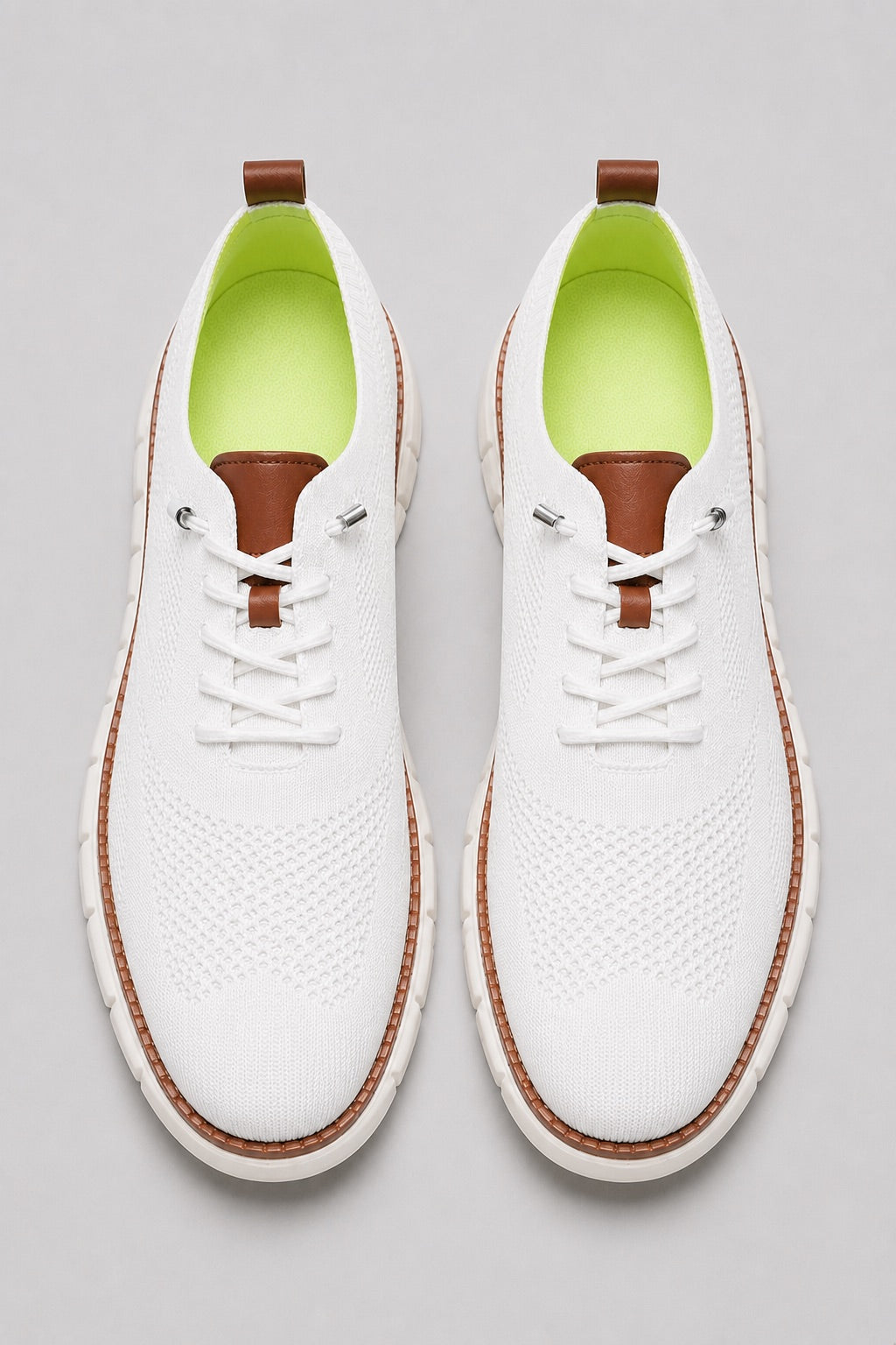 Men’s Mesh Trainers Lightweight Breathable Lace-Up Casual Shoes for Summer Travel and Everyday Wear