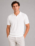 Men’s Knit Polo Shirt Short Sleeve Breathable Lightweight Summer Polo for Vacation and Casual Wear