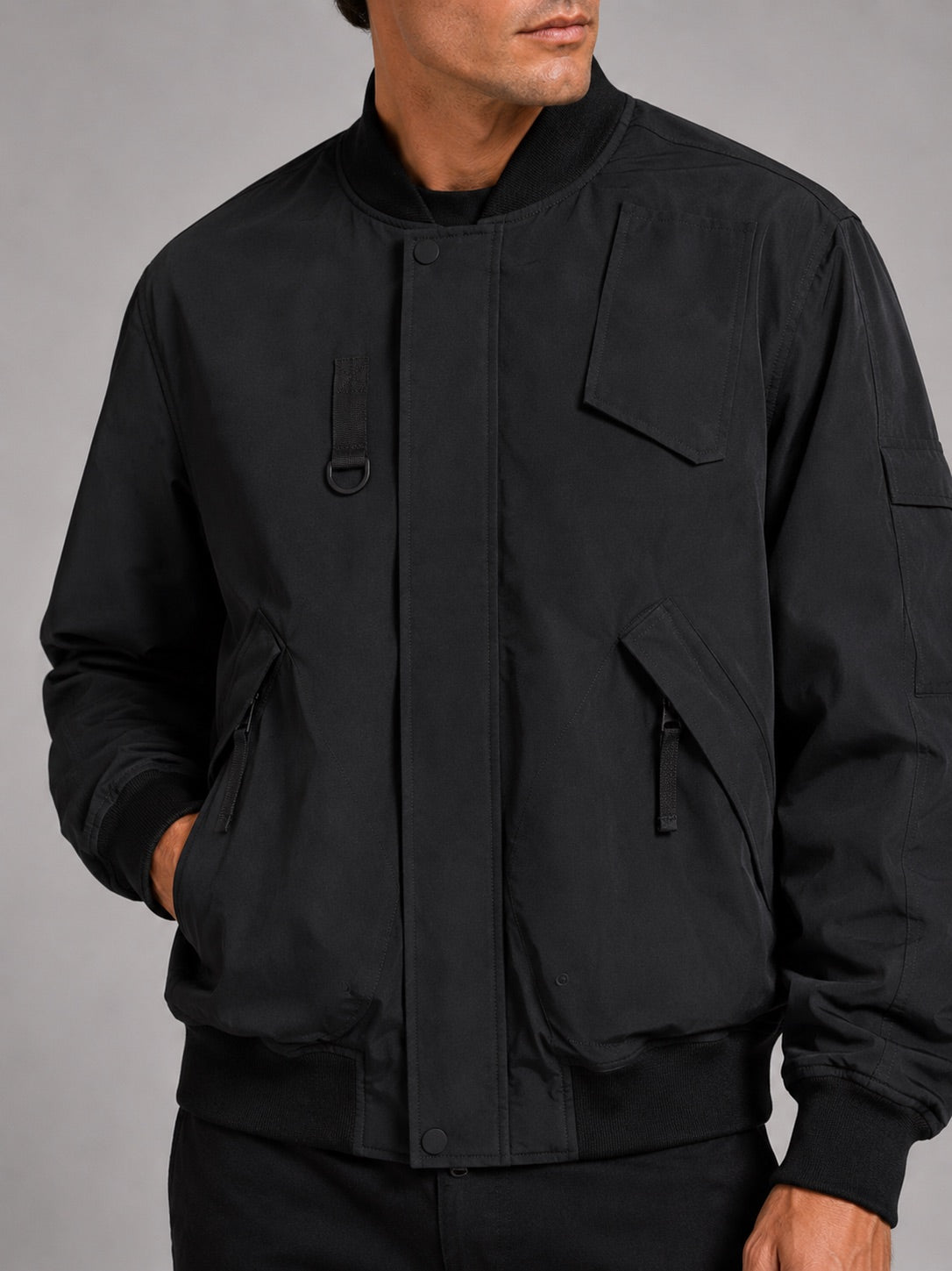 Men’s Bomber Work Wear Jacket Loose Fit Autumn Jacket for Everyday and Casual Wear
