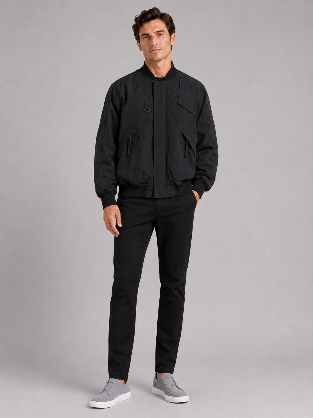 Men’s Bomber Work Wear Jacket Loose Fit Autumn Jacket for Everyday and Casual Wear