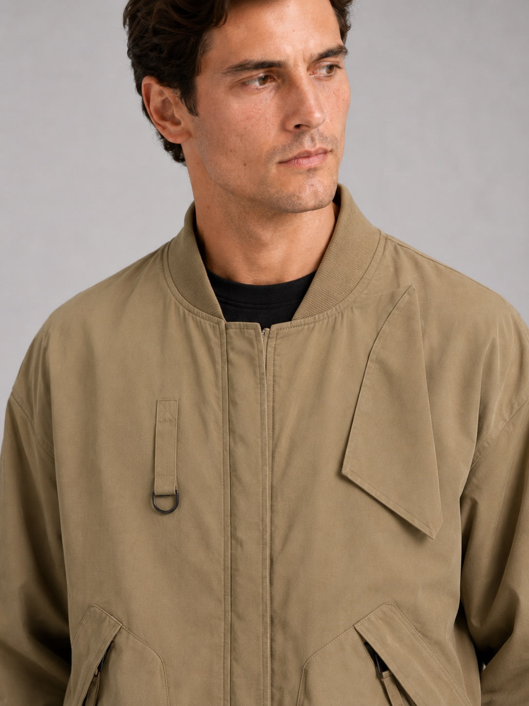 Men’s Bomber Work Wear Jacket Loose Fit Autumn Jacket for Everyday and Casual Wear