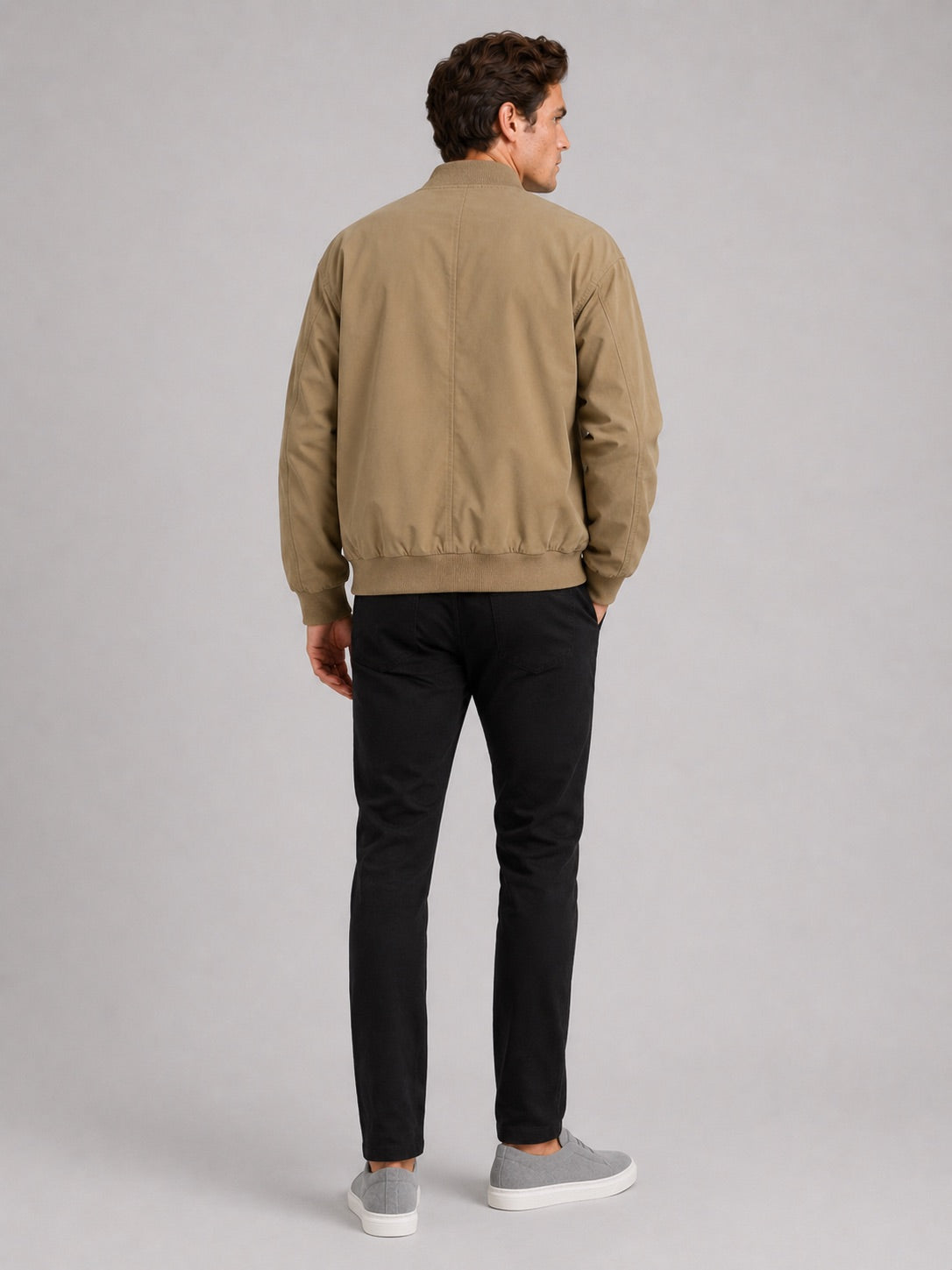 Men’s Bomber Work Wear Jacket Loose Fit Autumn Jacket for Everyday and Casual Wear