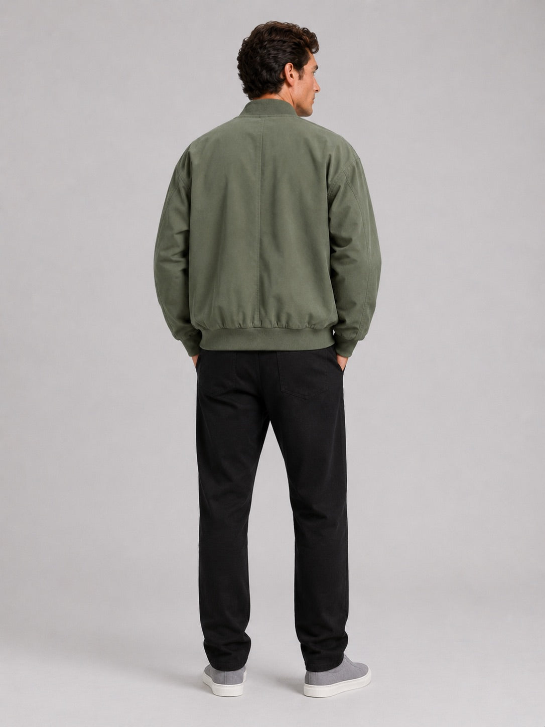 Men’s Bomber Work Wear Jacket Loose Fit Autumn Jacket for Everyday and Casual Wear