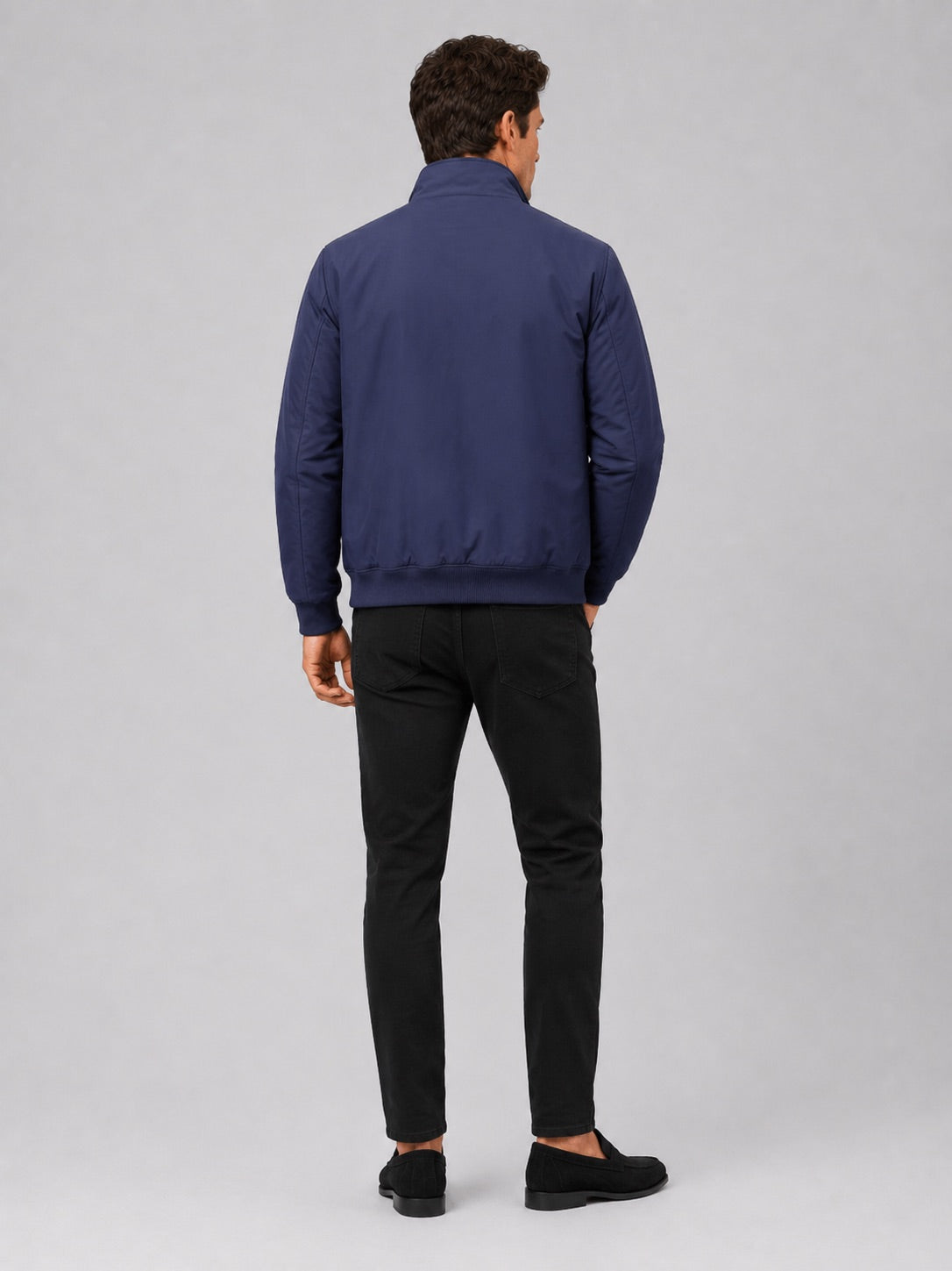 Men’s Winter Autumn Jacket Fleece Lined Thick Warm Business Casual Coat for Autumn Winter Office and Everyday Wear