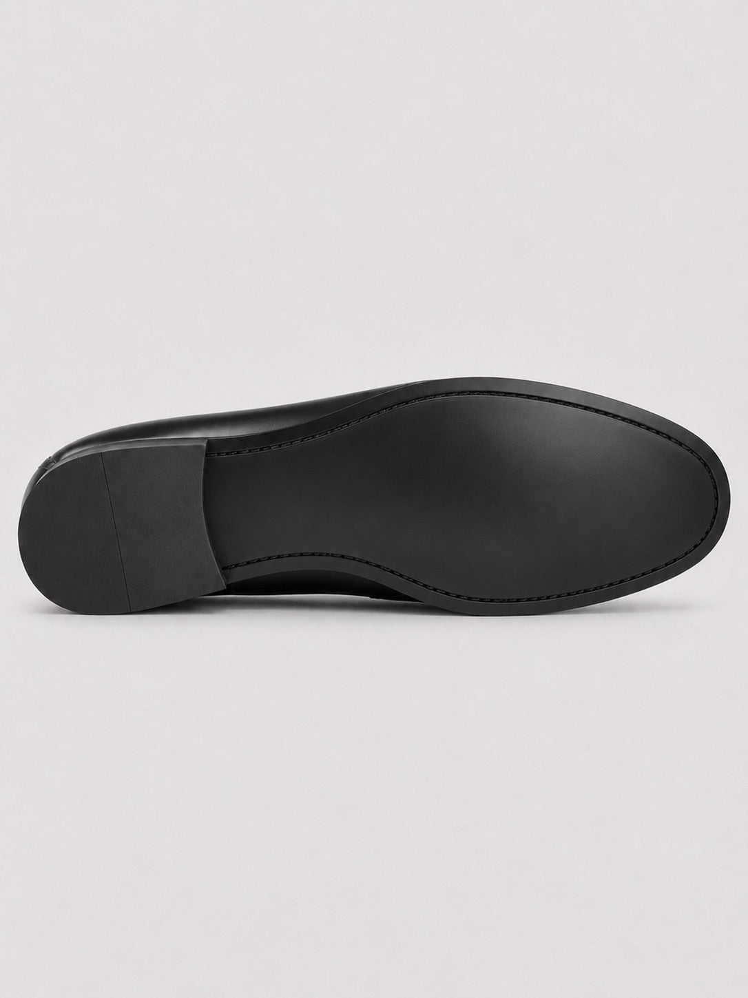 Men’s Black Leather Driving Loafers Lightweight Comfortable Slip-On Casual Shoes for Business Casual, Wedding and Formal Wear