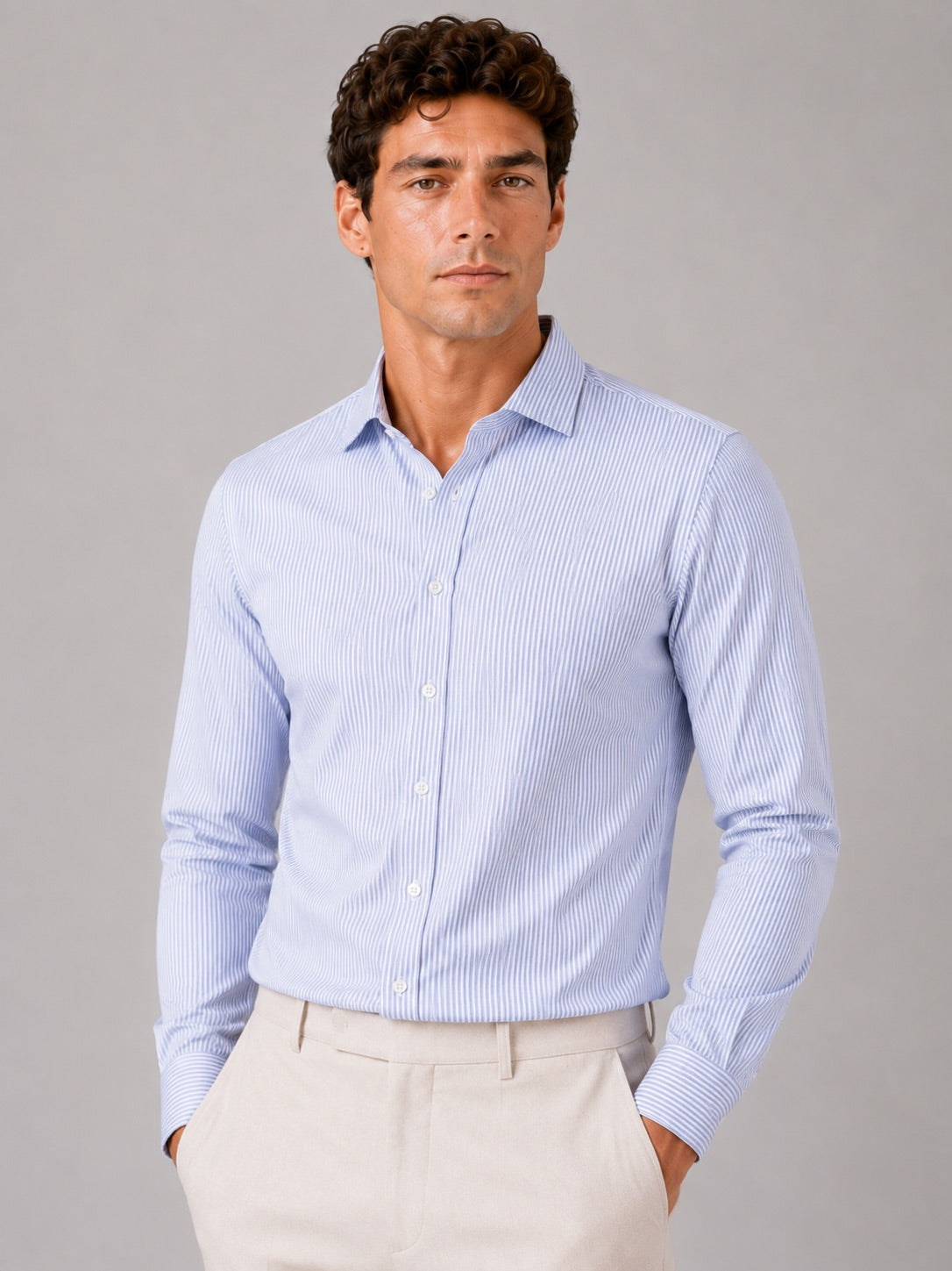 Men’s Oxford Shirt Cotton Casual Summer Button-Up for Business Casual and Vacation Wear