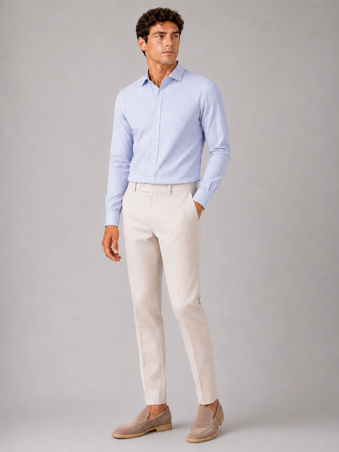 Men’s Oxford Shirt Cotton Casual Summer Button-Up for Business Casual and Vacation Wear
