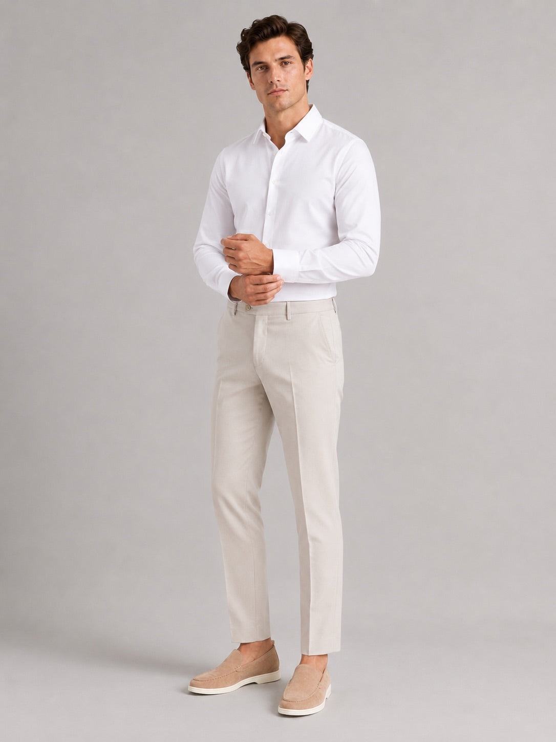 Men’s Oxford Shirt Cotton Casual Summer Button-Up for Business Casual and Vacation Wear