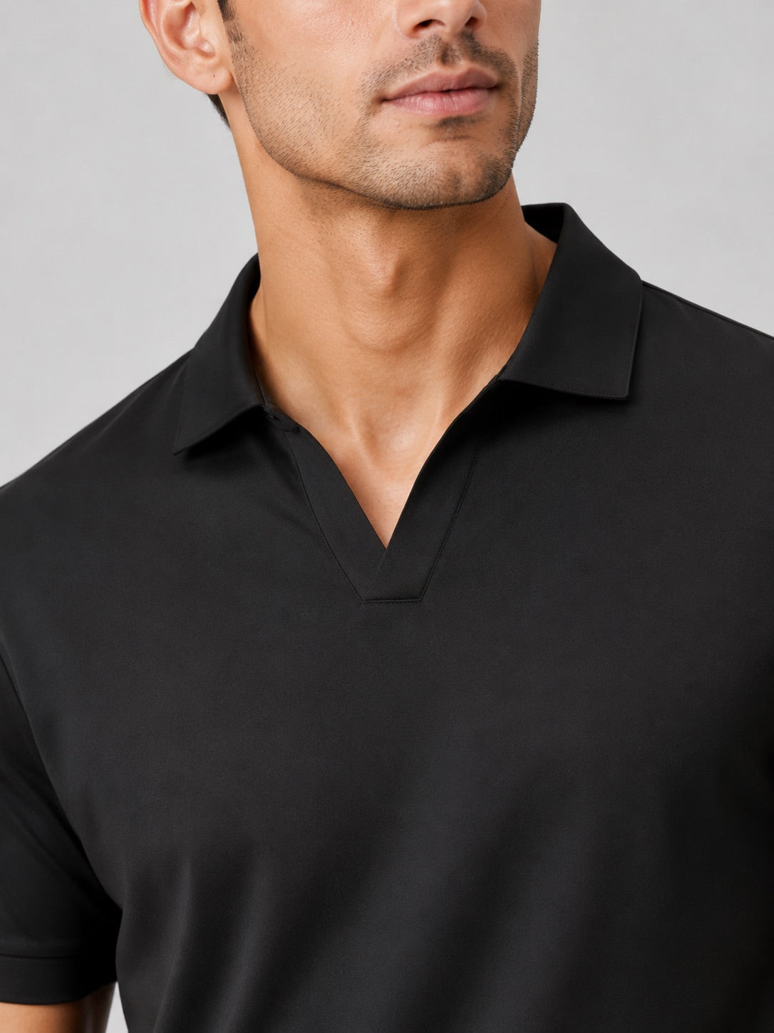 Men’s Silky Touch Polo Shirt Breathable Soft Solid Colour Summer Top for Casual Cool Comfort Vacation and Business Casual Wear