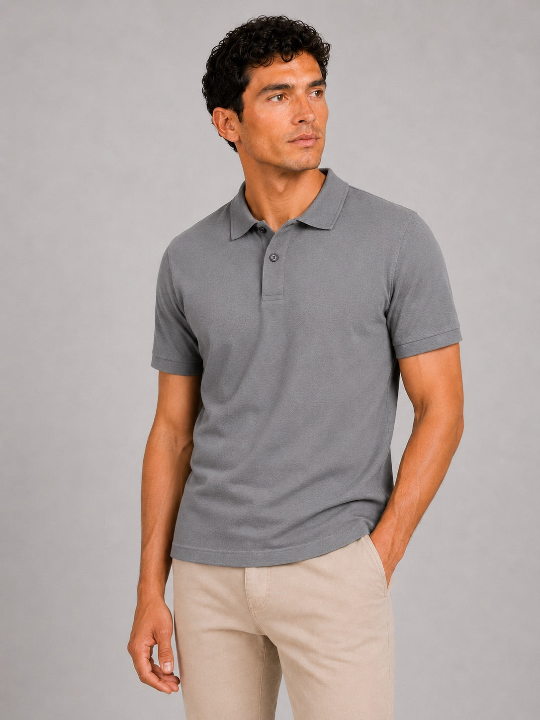 Men’s Polo Shirt Breathable Short Sleeve Summer Golf Shirt Silk Touch Business Casual Summer Top
