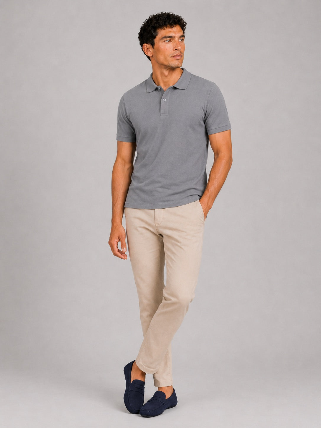 Men’s Polo Shirt Breathable Short Sleeve Summer Golf Shirt Silk Touch Business Casual Summer Top