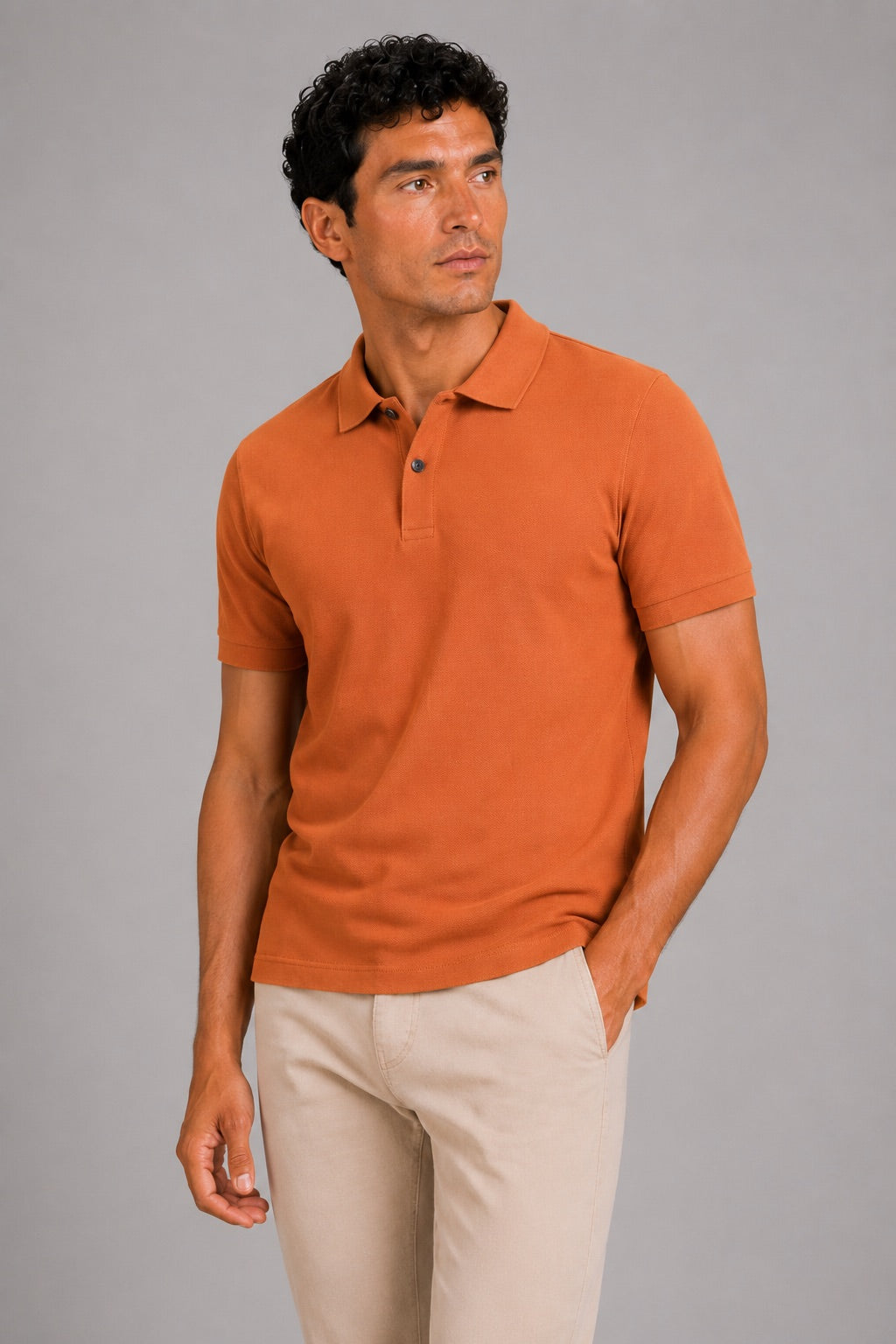 Men’s Polo Shirt Breathable Short Sleeve Summer Golf Shirt Silk Touch Business Casual Summer Top