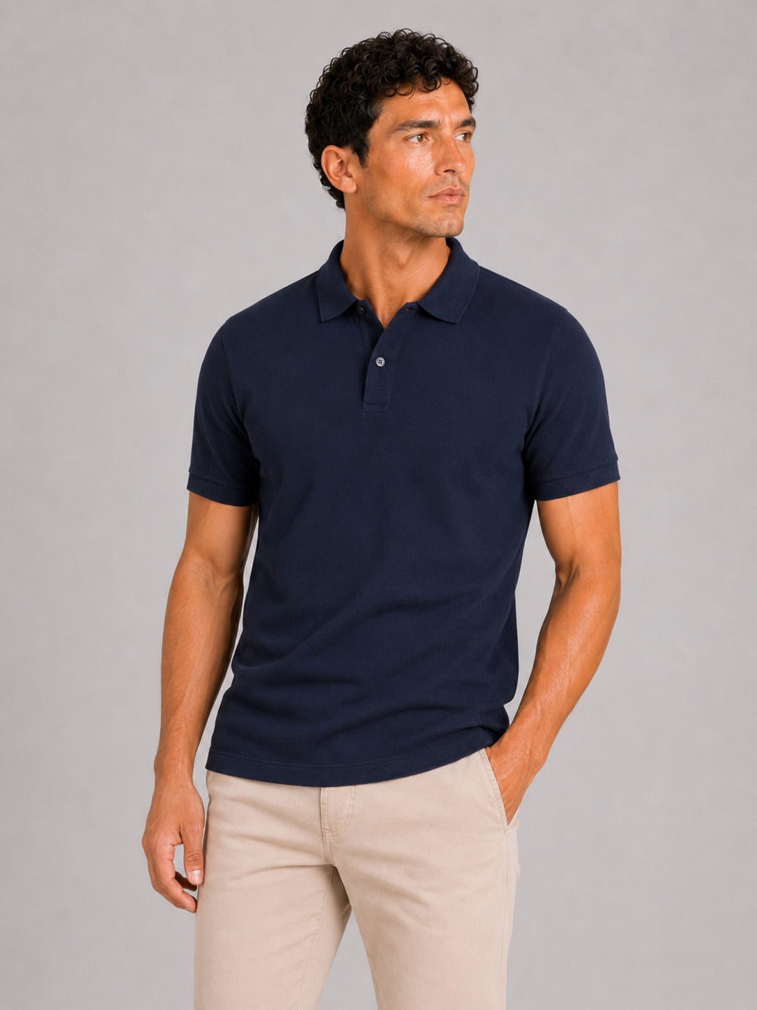Men’s Polo Shirt Breathable Short Sleeve Summer Golf Shirt Silk Touch Business Casual Summer Top