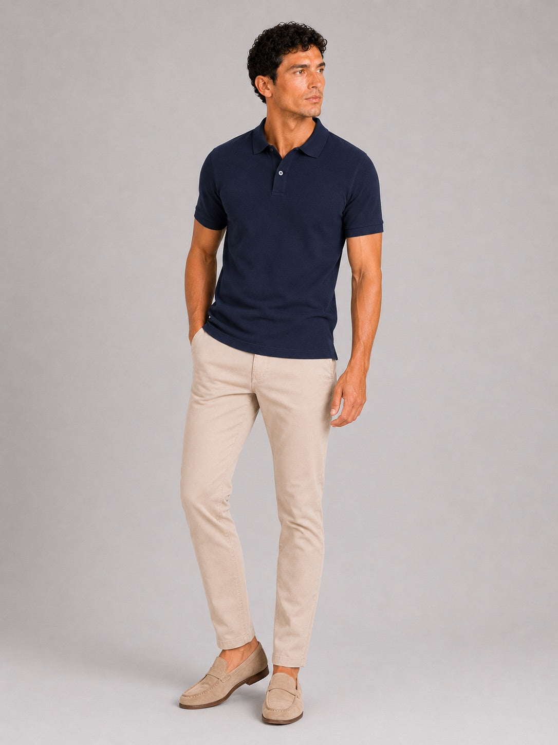 Men’s Polo Shirt Breathable Short Sleeve Summer Golf Shirt Silk Touch Business Casual Summer Top
