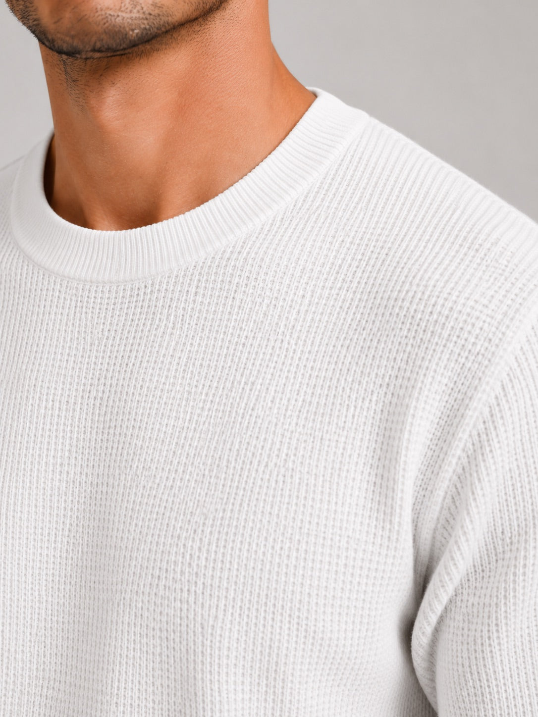Men’s Waffle Knit T-Shirt Crew Neck Short Sleeve Lightweight Summer Tee Relaxed Fit Casual Textured Top