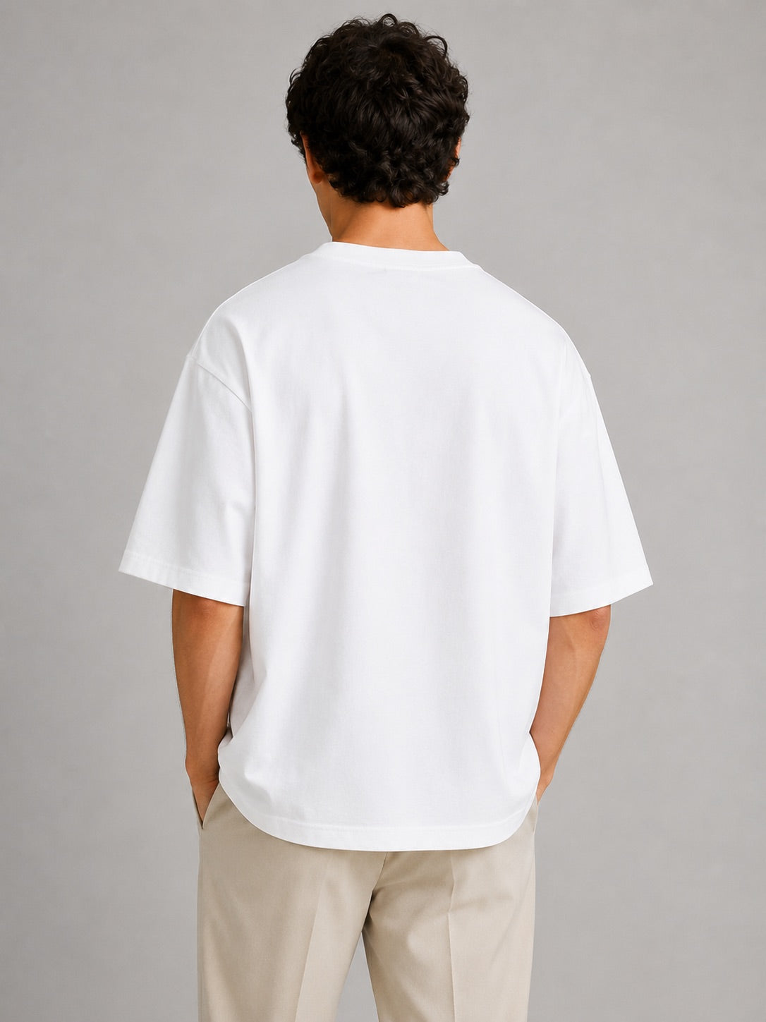 Men’s Oversized Crew Neck T-Shirt Relaxed Fit Short Sleeve Summer Tee Lightweight Casual Basic Top